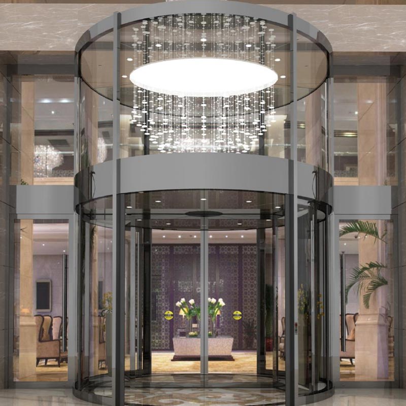 automatic revolving doors